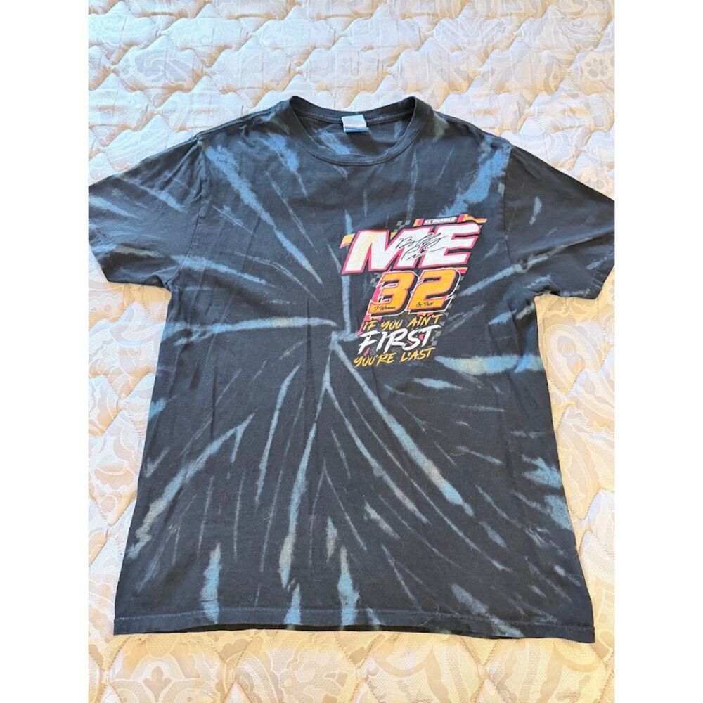Bobby Pierce #32 Shake 'N' Bake Tie Dye Racing T-Shirt Mens Size Medium